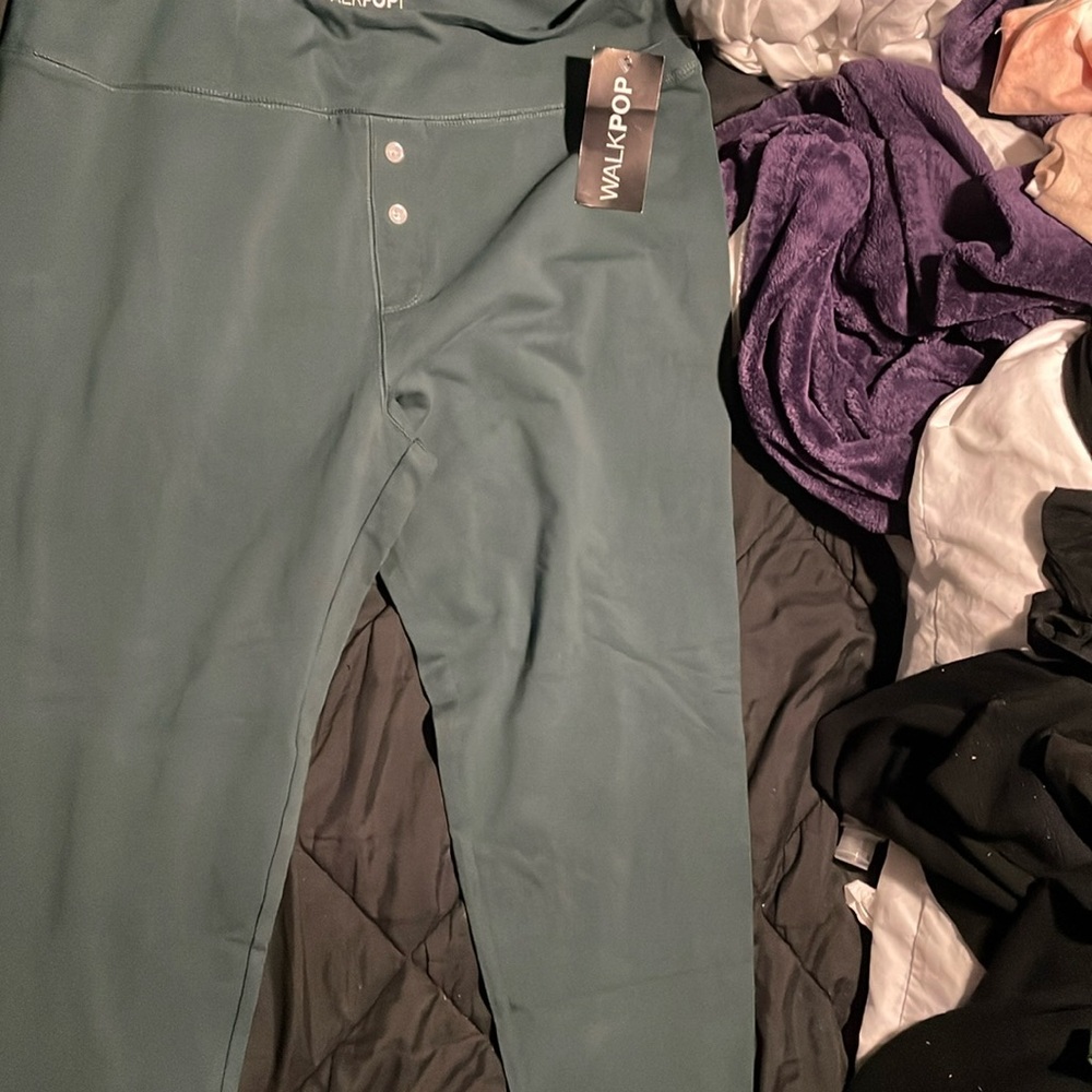 Green PJ bottoms